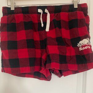 Women's Park Plaid Pajama Shorts from Roots